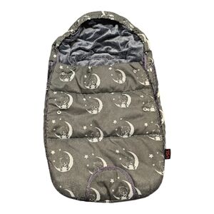 Pushchair Footmuffs Universal Baby Stroller Sleeping Bag Double Zipper gray